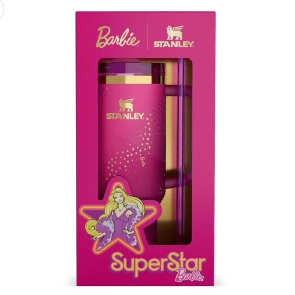 BARBIE 40 Oz STANLEY CUP X BARBIE- RARE SUPERSTAR Limited Edition - Picture 2 of 9